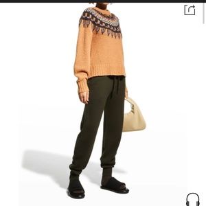 A.L.C. Spense Wool-cashmere Joggers In Army